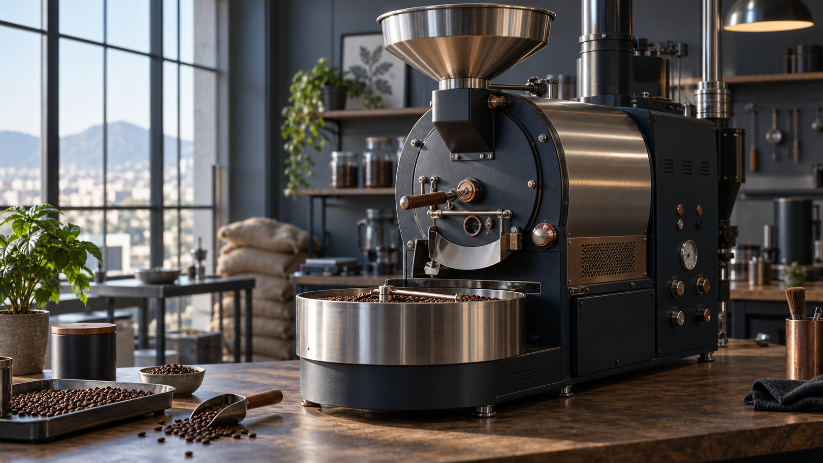 Commercial coffee-roasting equipment · R01—R03