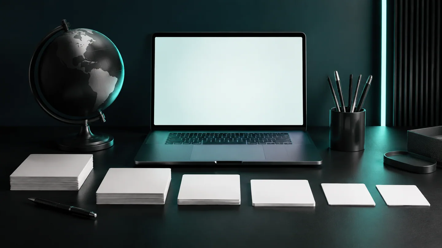 AI-generated placeholder, not an actual product photo: US / Japan / UAE account groups with localized content and schedules